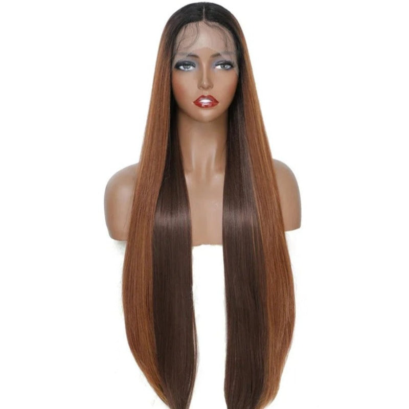 Long And Straight Synthetic Lace Front Wigs