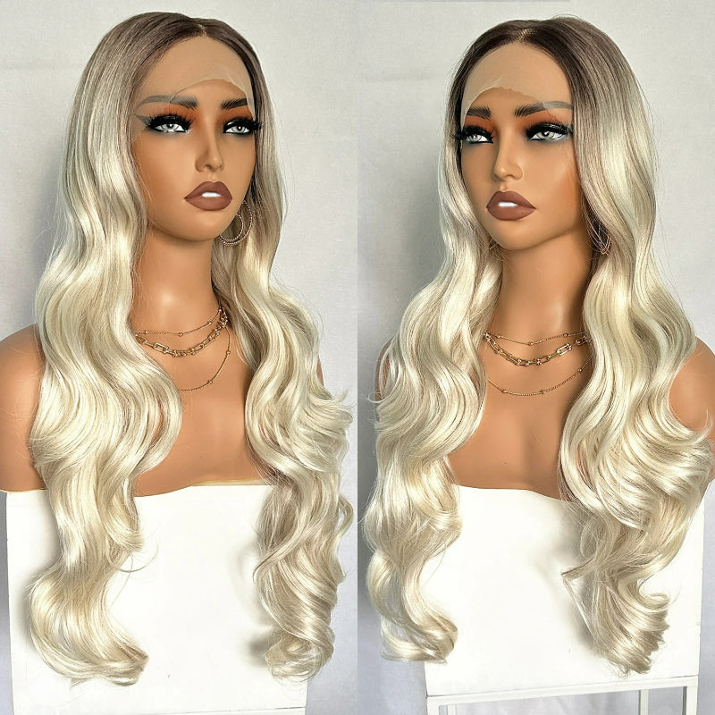 Long And Wavy Lace Front Wigs