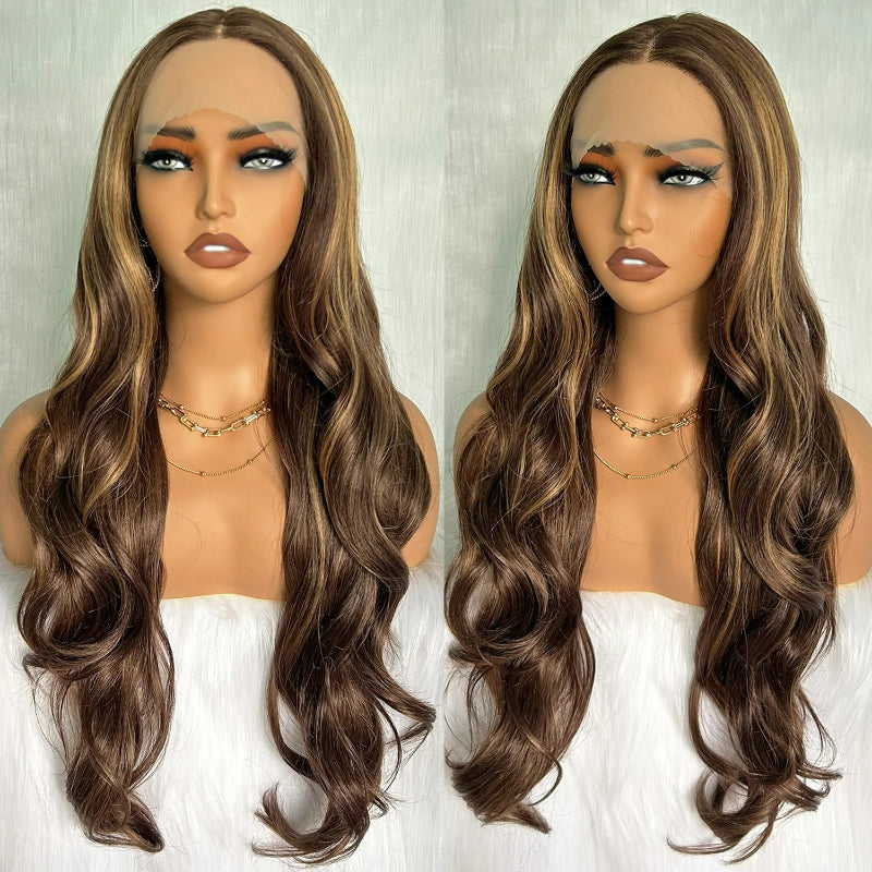 Long And Wavy Lace Front Wigs