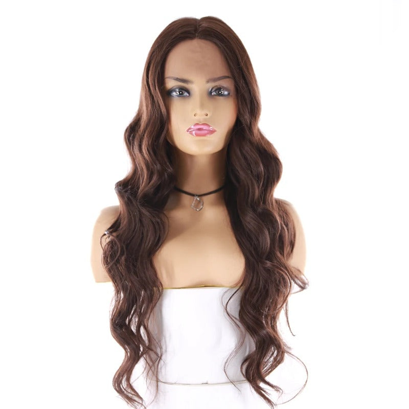 Long And Wavy Swiss Lace Front Hair Wig