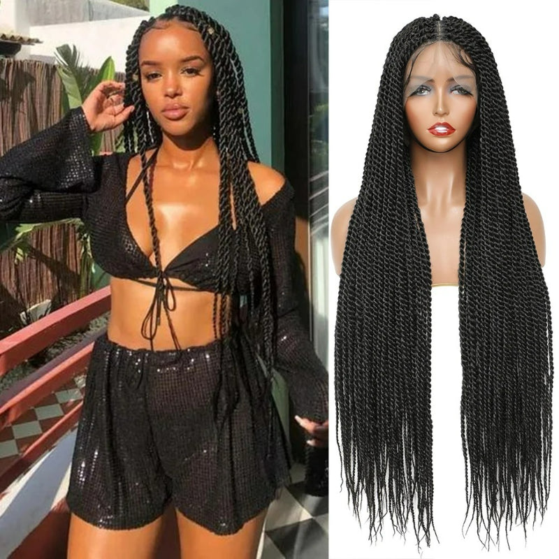 Long Braid Lace Front Wigs