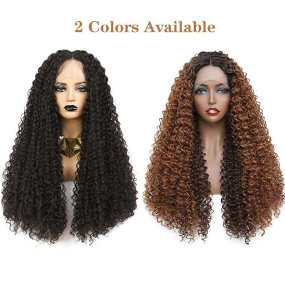 Long Curly Lace Front Wigs