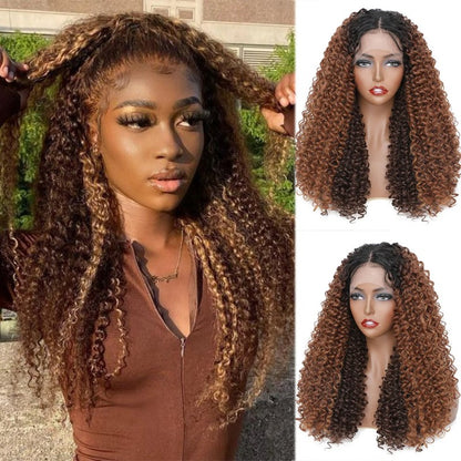 Long Curly Lace Front Wigs