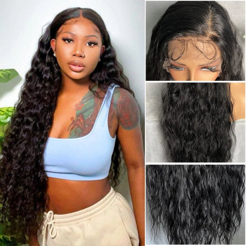 Long Curly Lace Frontal Hair Wigs