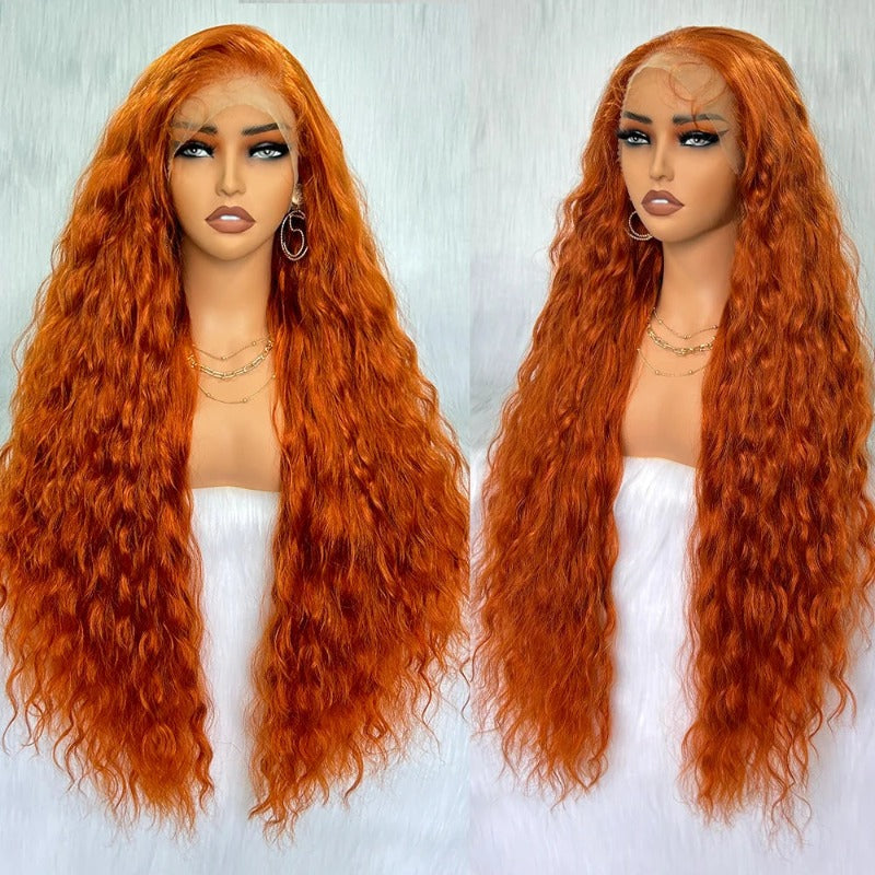 Long Curly Lace Frontal Hair Wigs