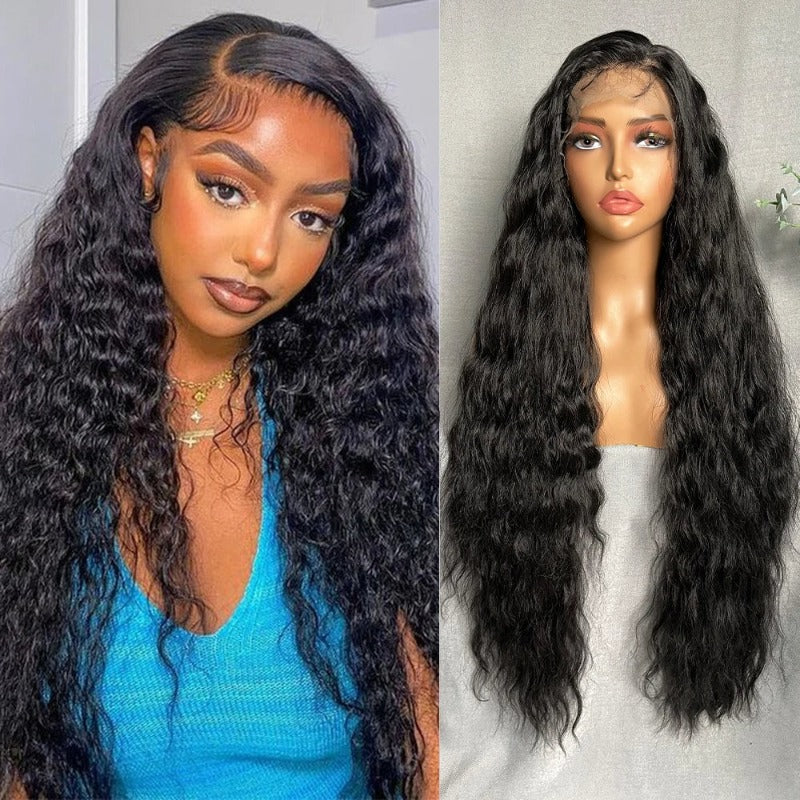 Long Curly Lace Frontal Hair Wigs