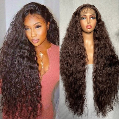 Long Curly Lace Frontal Hair Wigs