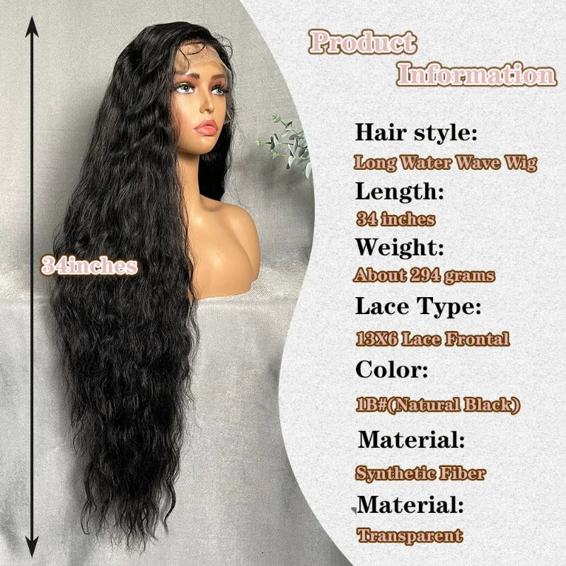 Long Curly Lace Frontal Hair Wigs