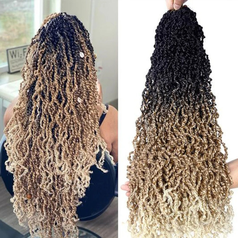 Long Curly Senegalese Twist Wigs