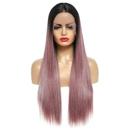 Long Straight Lace Front Wig