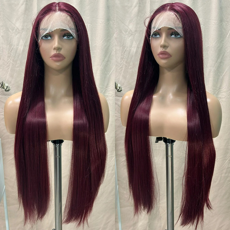 Long Straight Synthetic Lace Front Wig