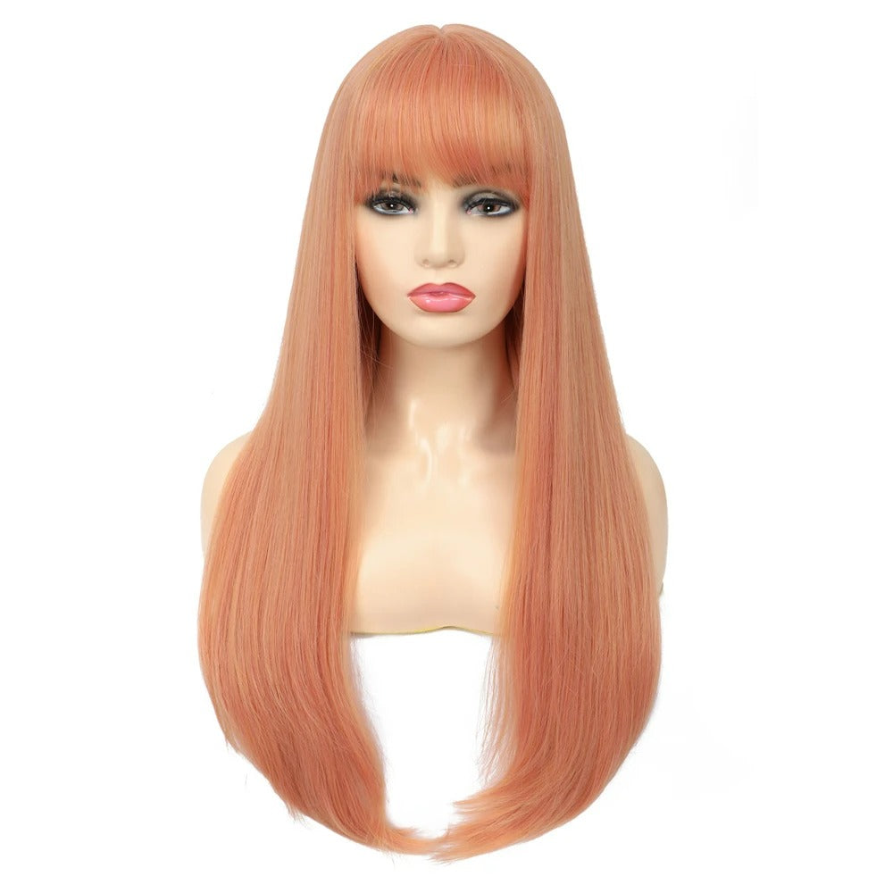 Long Straight Synthetic Non Lace Wig