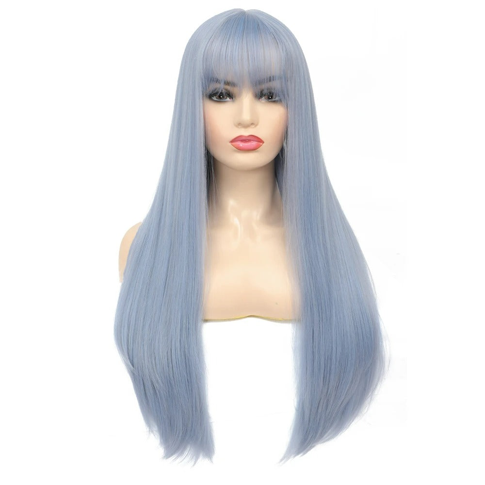 Long Straight Synthetic Non Lace Wig