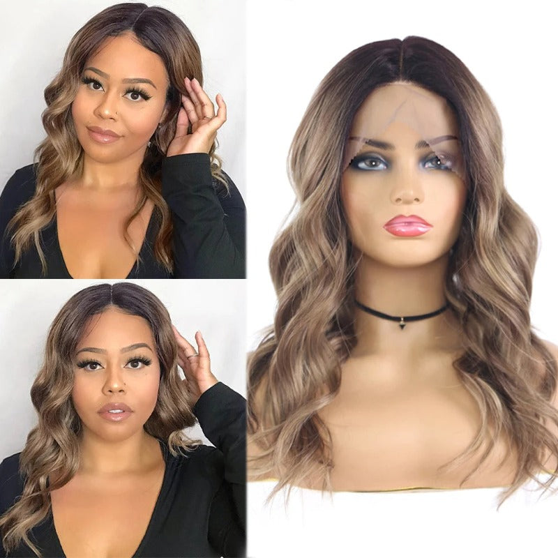 Long Wave Textured Lace Front Wig