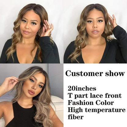 Long Wave Textured Lace Front Wig