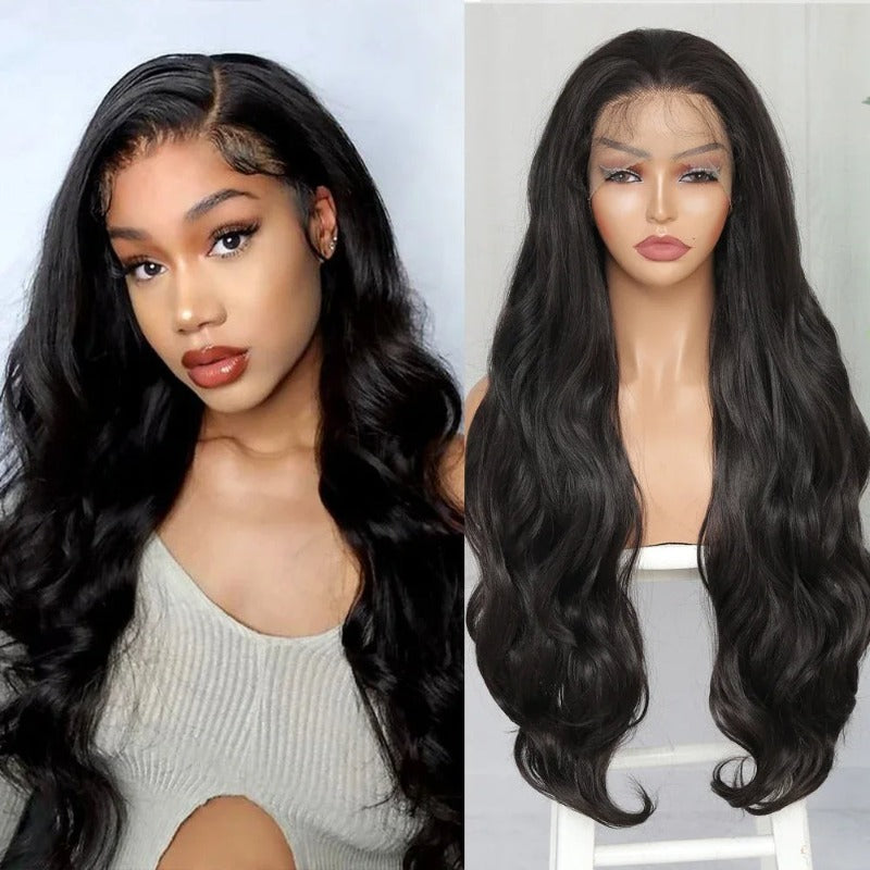 Long Wavy Lace Frontal Wigs