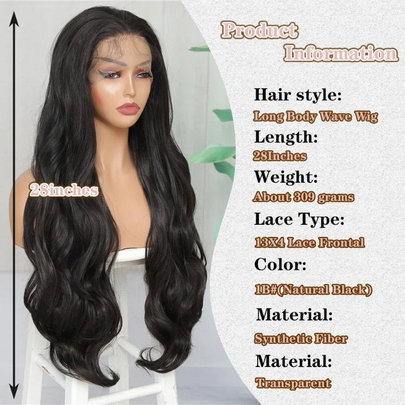 Long Wavy Lace Frontal Wigs