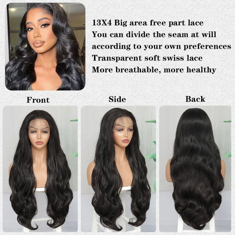 Long Wavy Lace Frontal Wigs