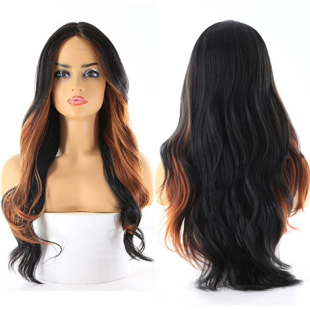 Long Wavy Side Part Wig