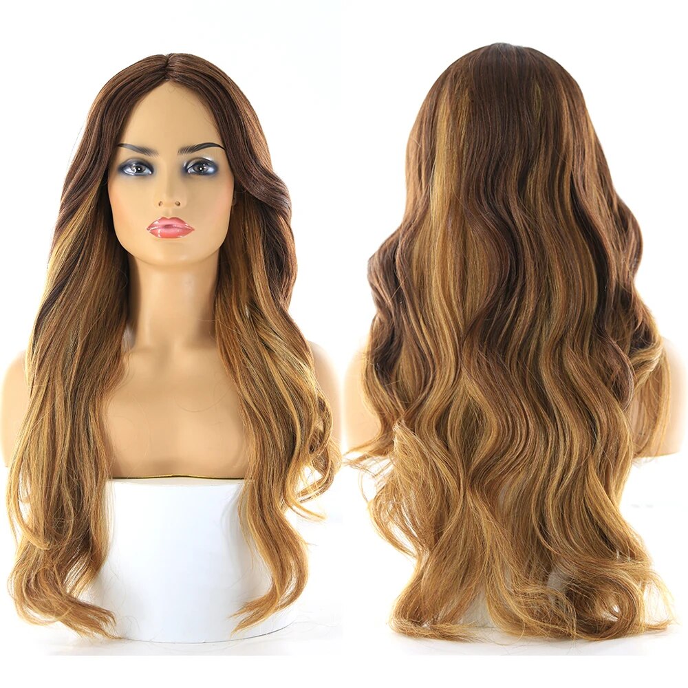 Long Wavy Side Part Wig