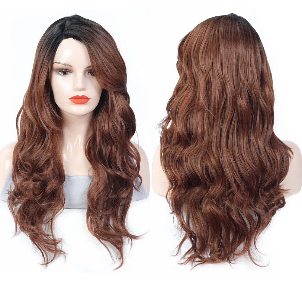 Long Wavy Side Part Wig