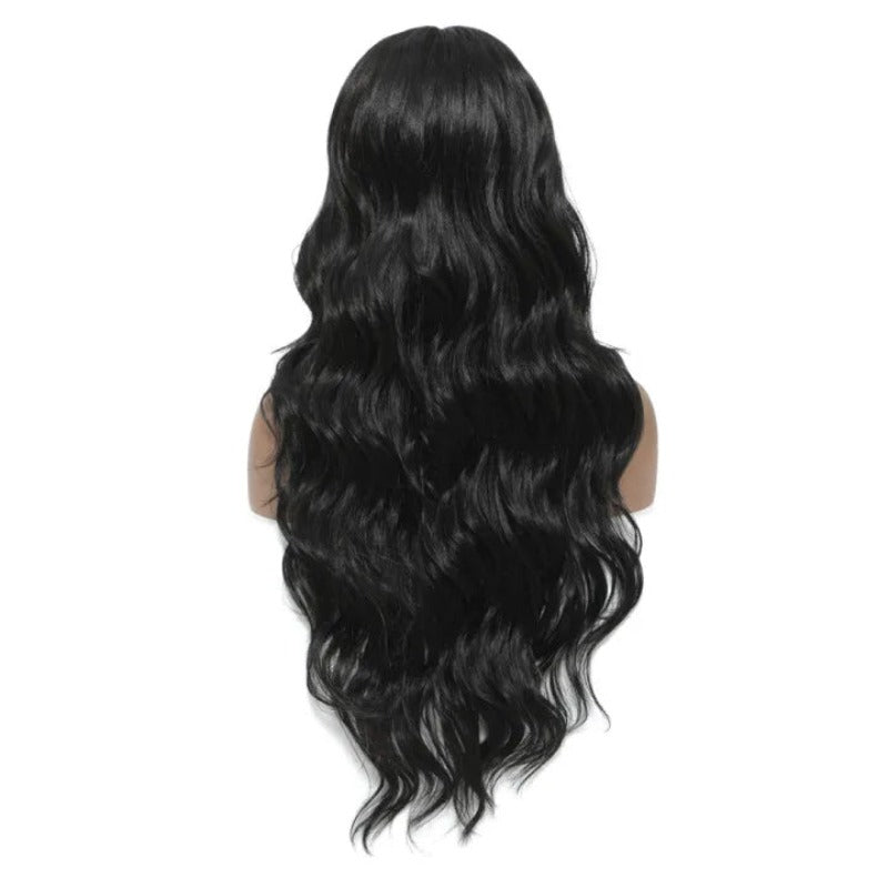 Long Wavy Swiss Lace Front Hair Wig