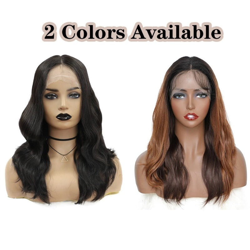 Medium Length Wavy Lace Front Wigs