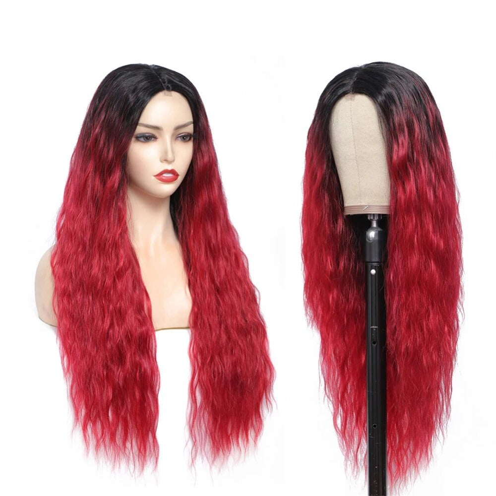 Middle Part Synthetic Lace Wigs