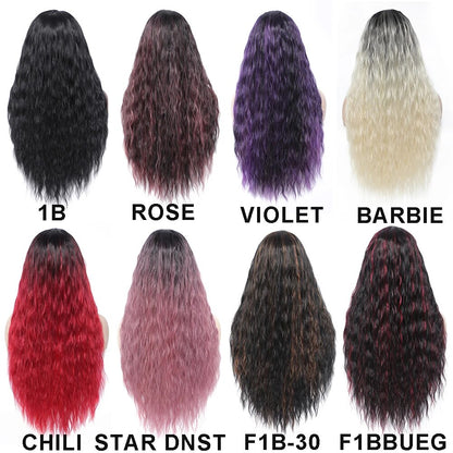 Middle Part Synthetic Lace Wigs