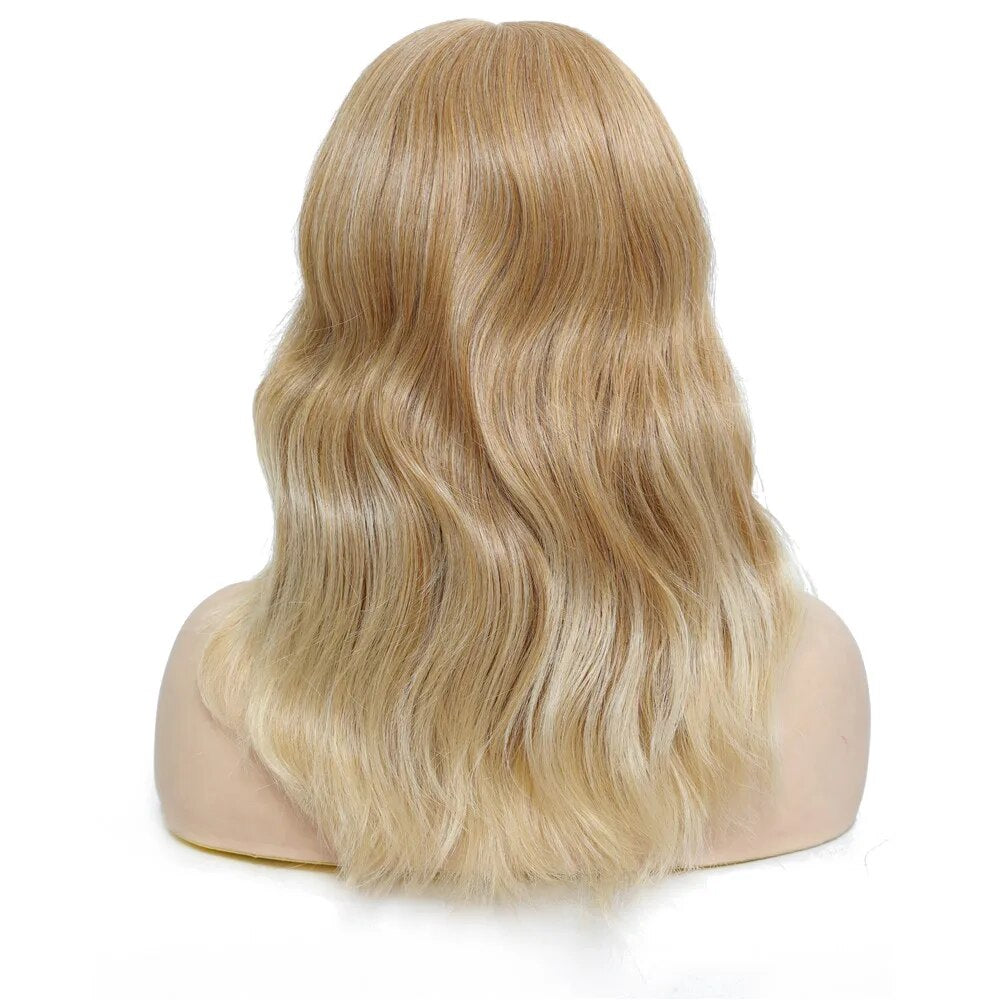 Mixed Blonde Natural Wave Lace Front Wig