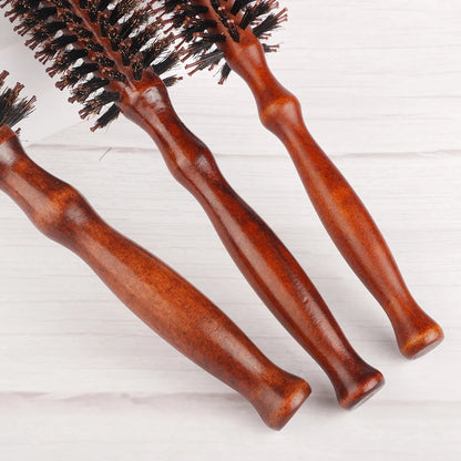 Natural Bristle Round Brush