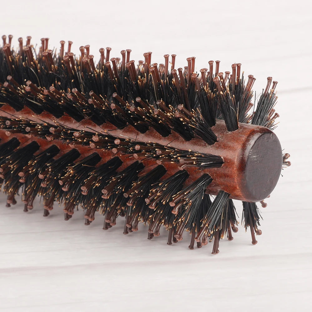 Natural Bristle Round Brush