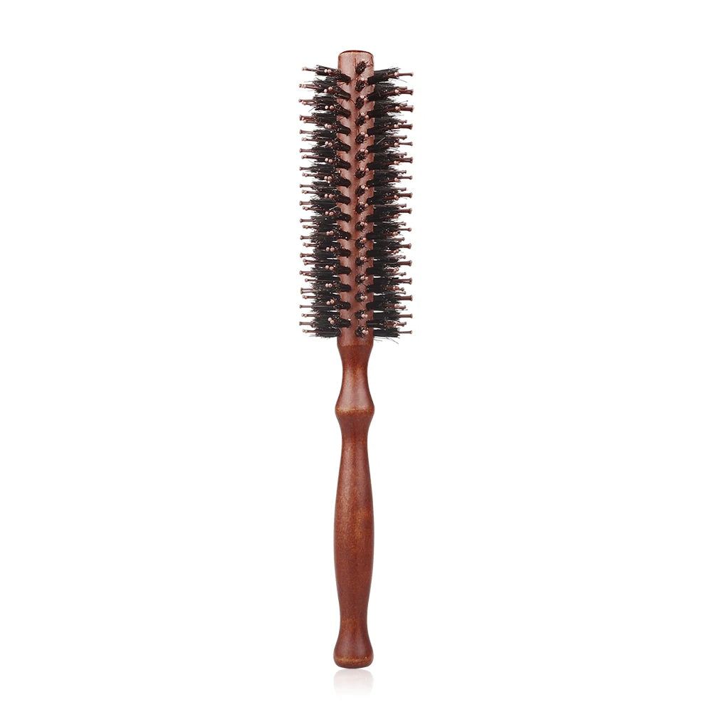 Natural Bristle Round Brush