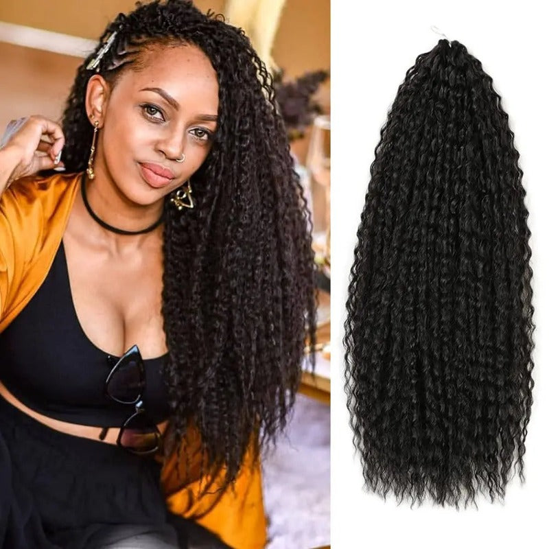 Natural Curly Braided Hair Extensions – Professional Hairstyler