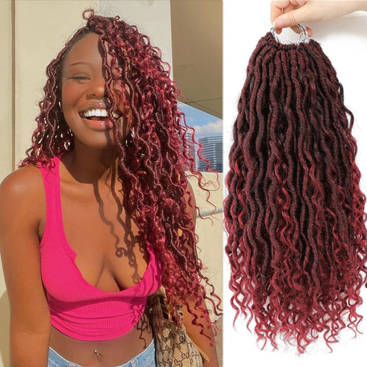 Ombre Faux Braided Locs