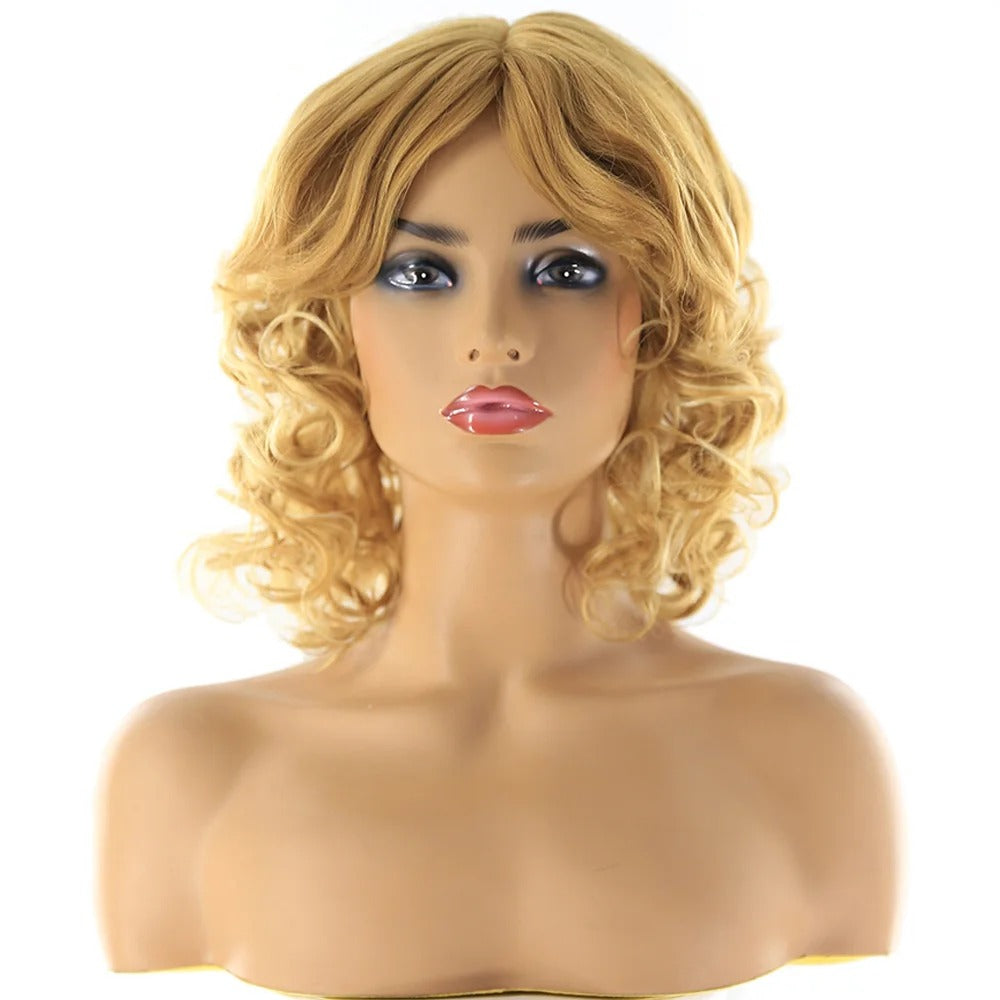 Short Curly Non Lace Wig