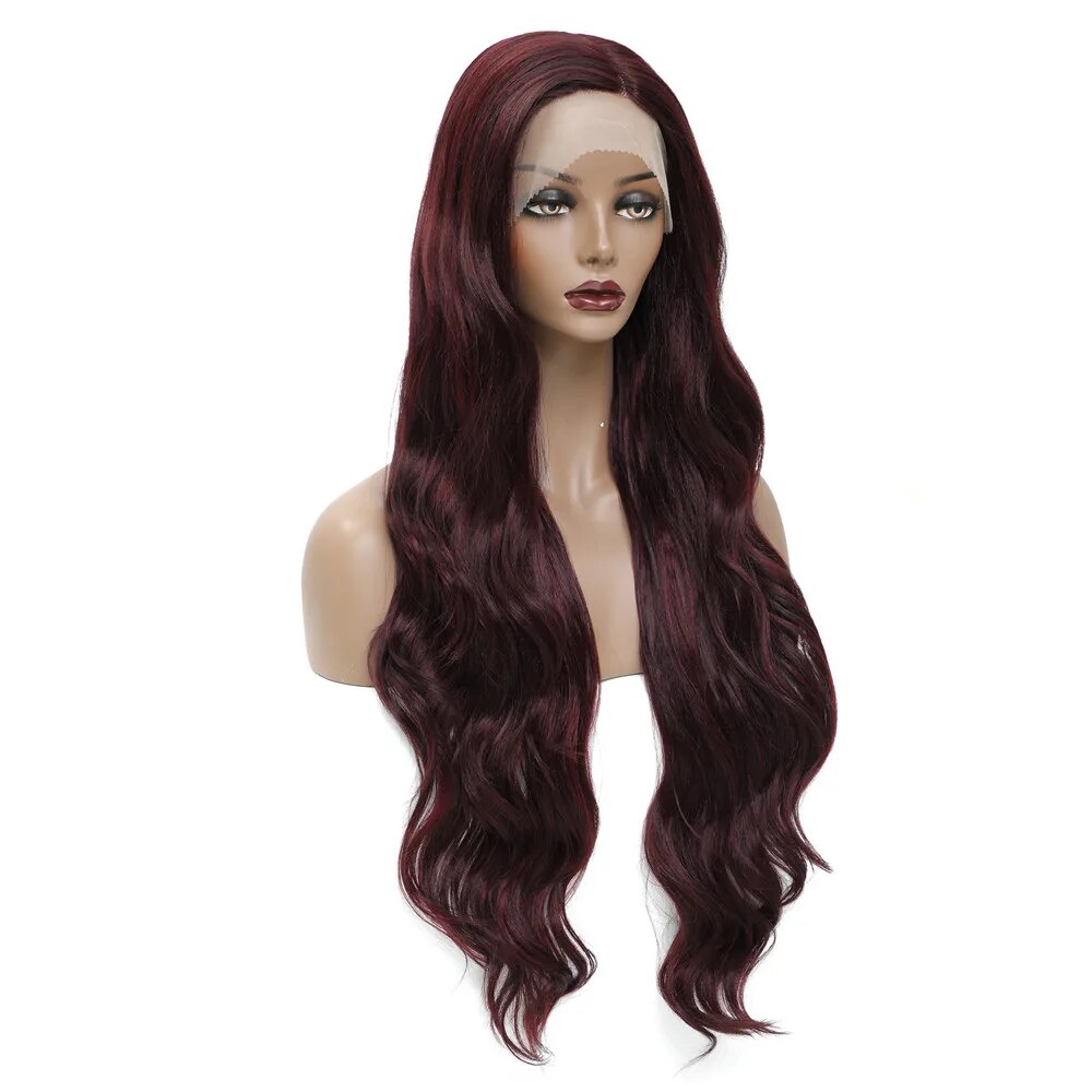 Side Part Lace Long Hair Wigs