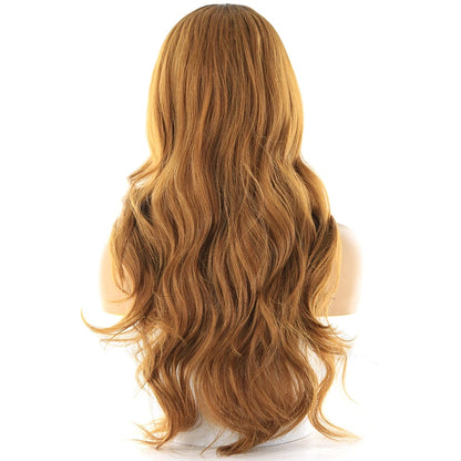 Side Part Long Wavy Synthetic Wig