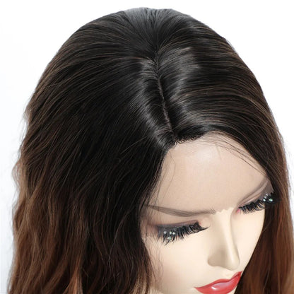 Side Part Natural Wave Synthetic Lace Wigs