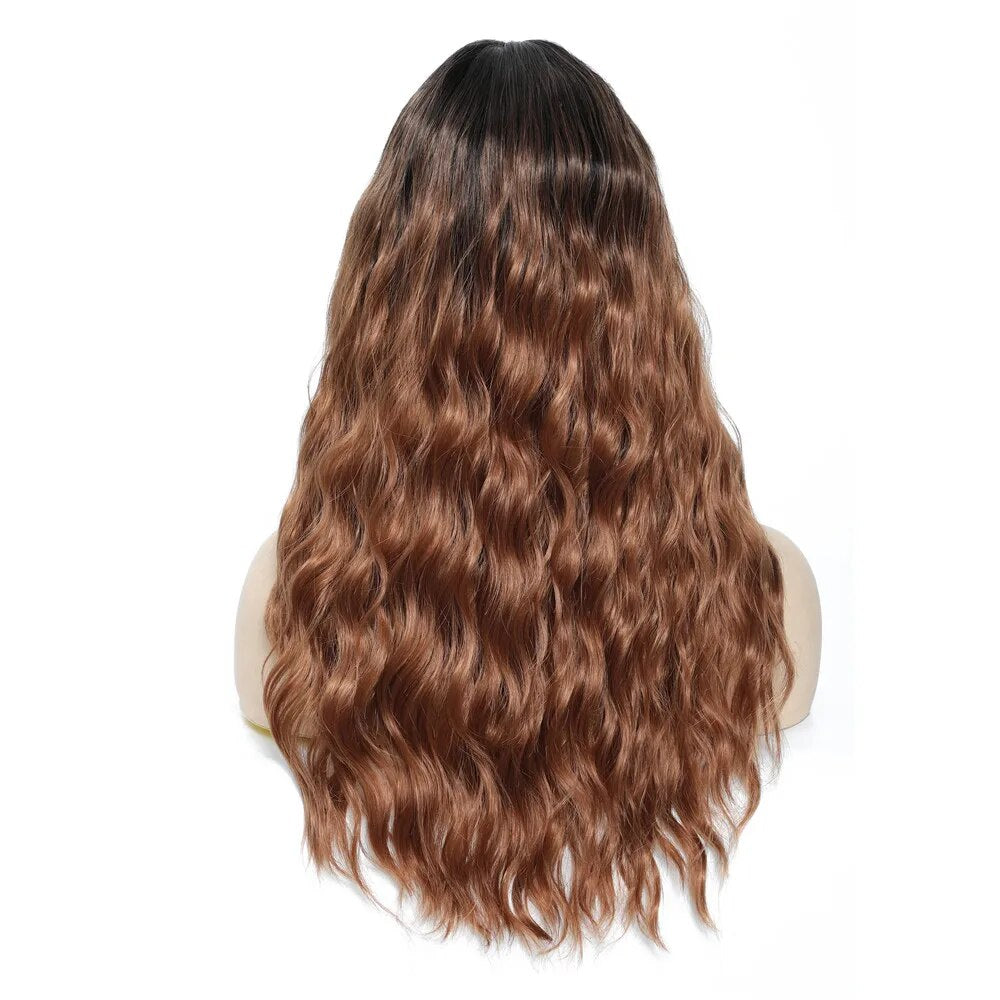 Side Part Natural Wave Synthetic Lace Wigs