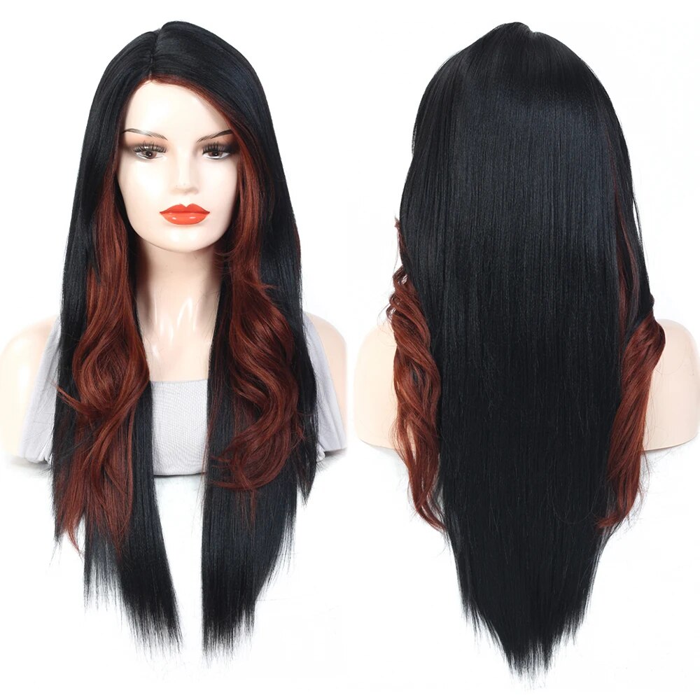 Side Part Synthetic Long Wigs