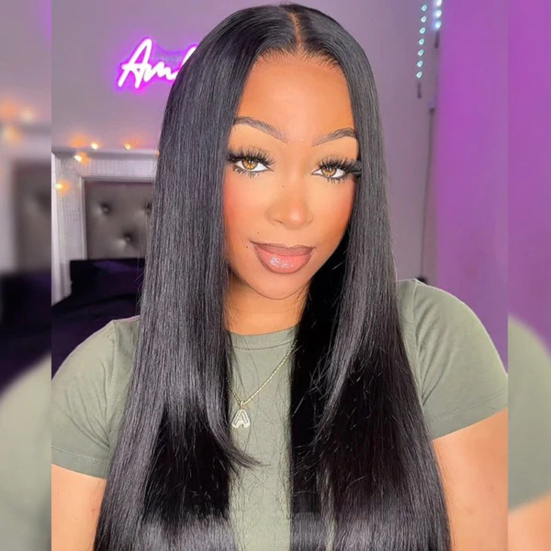 Silky Straight Glueless Easy Wear Wigs