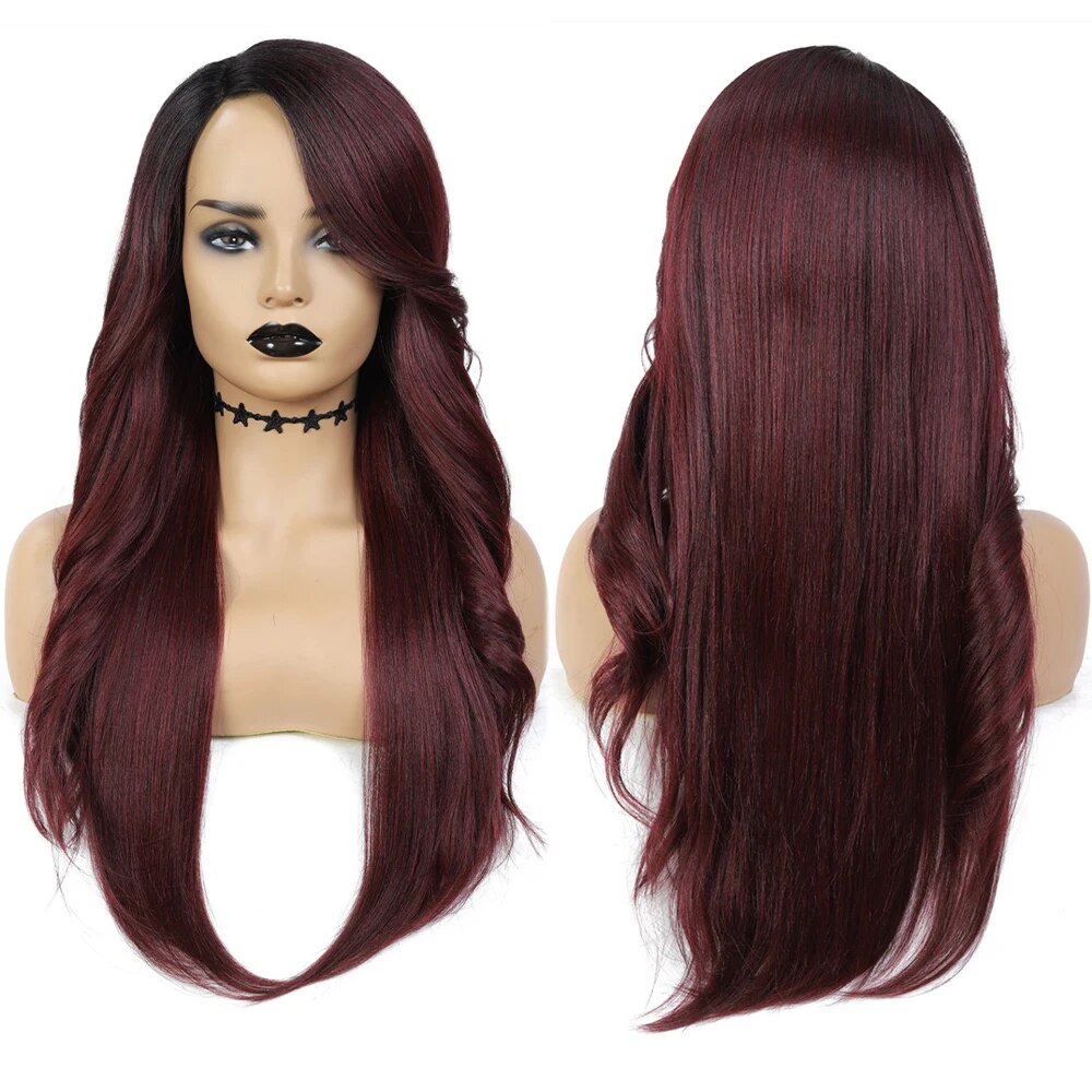 Soft Long Wavy Side Part Wig