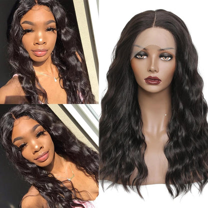 Soft Natural Wave Lace Front Hair Wigs