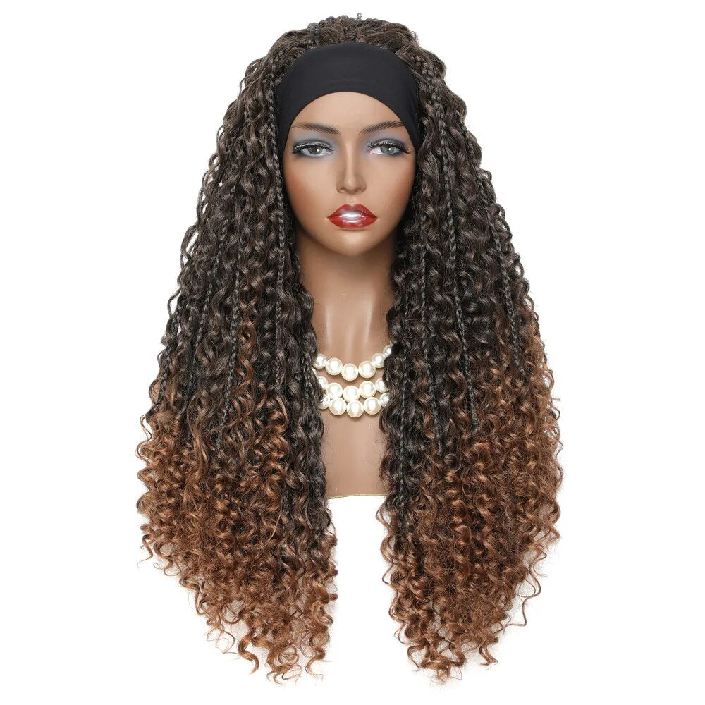 Soft Synthetic Headband Braid Wig