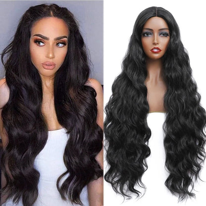 Soft Synthetic Middle Part Wig