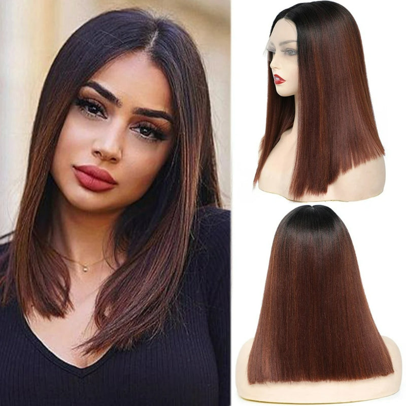 Straight Short Blunt Style Wigs