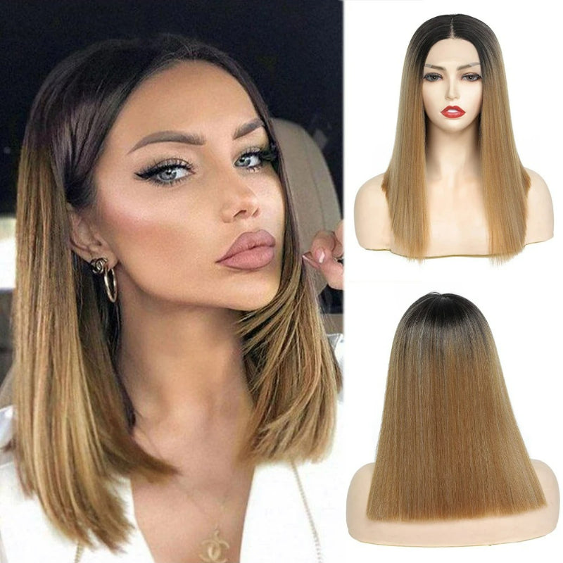 Straight Short Blunt Style Wigs