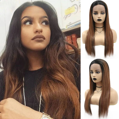 Straight Swiss Lace Front Wig