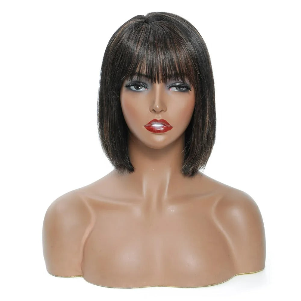 Straight Synthetic Non Lace Wig